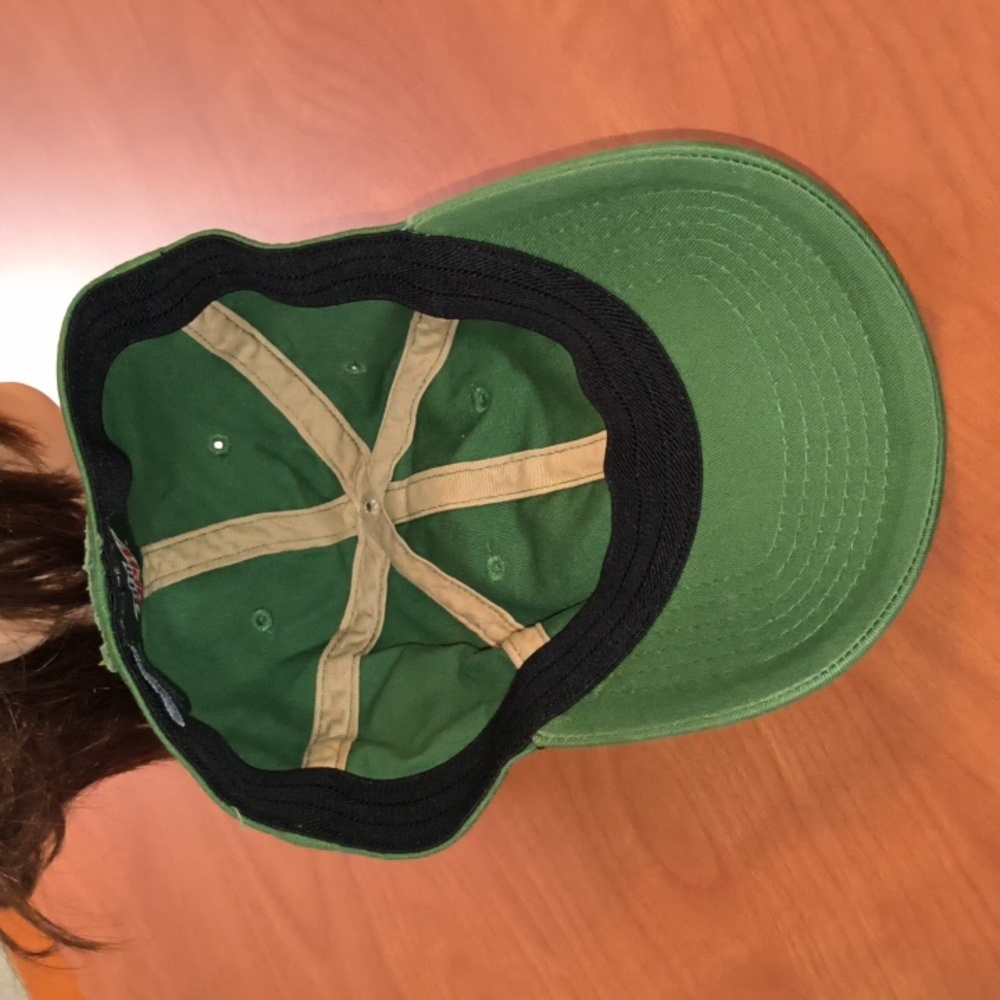 Mountain Dew Glued Patch Fitted Hat Cap Osfa - image 6
